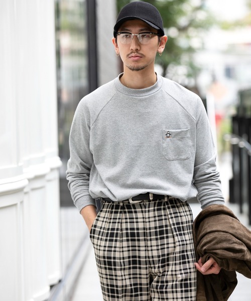 Munsingwear Grand-Slam(マンシングウェア グランドスラム)の「【Grand-Slam】アメリカ製 ラグランスリーブモックシャツ メンズ レディース ユニセックス ウェア 父の日 シャツ ポロシャツ スポーツウェア(Tシャツ/カットソー・メンズ・ホワイト/ネイビー/カーキ/ブラック/グレー・S/M/L/XL)」の3枚目の写真