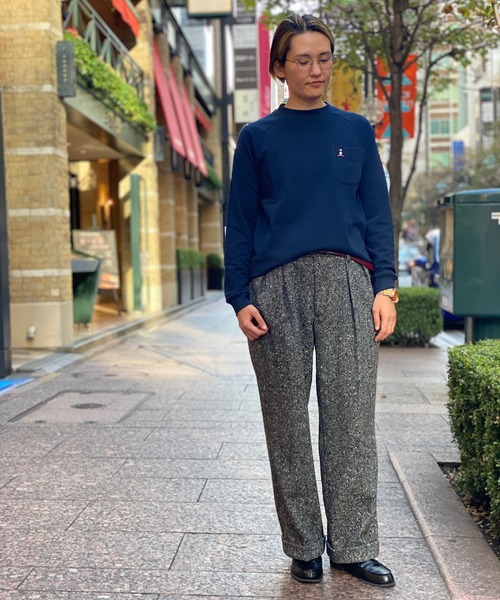 Munsingwear Grand-Slam(マンシングウェア グランドスラム)の「【Grand-Slam】アメリカ製 ラグランスリーブモックシャツ メンズ レディース ユニセックス ウェア 父の日 シャツ ポロシャツ スポーツウェア(Tシャツ/カットソー・メンズ・ホワイト/ネイビー/カーキ/ブラック/グレー・S/M/L/XL)」の17枚目の写真