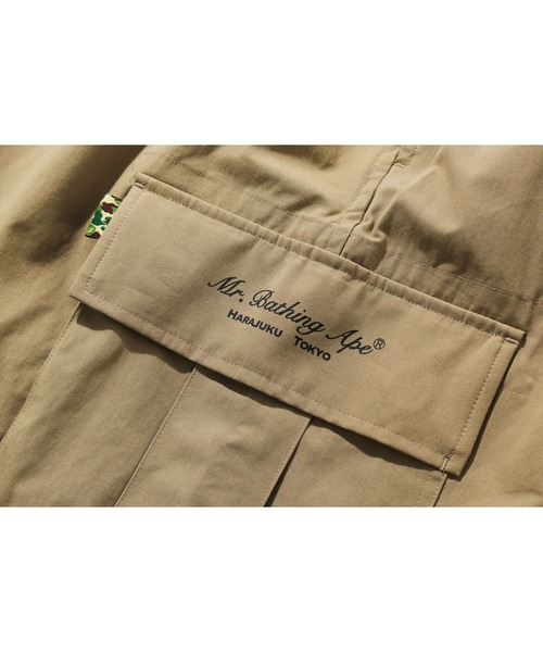 Mr. BATHING APE（ミスターベイシングエイプ）の「EASY MILITARY SHORTS M（その他パンツ・メンズ・ベージュ/オリーブ・MEDIUM/LARGE/SMALL/X-LARGE）」の8枚目の写真
