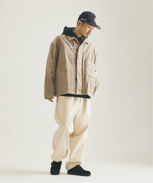 JOURNAL STANDARD（ジャーナルスタンダード）の「コーデュロイ トラッカージャケット（ブルゾン・メンズ・グリーン/ブラック系その他/ネイビー/ベージュ・MEDIUM/LARGE/SMALL）」の15枚目の写真