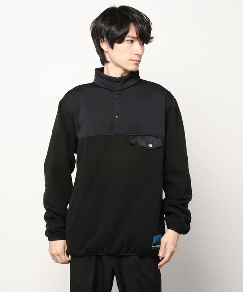 WHIZLIMITED（ウィズリミテッド）の「FLEECE SHIRT（その他トップス・メンズ・ブラック/ブルー・LARGE/MEDIUM）」の3枚目の写真
