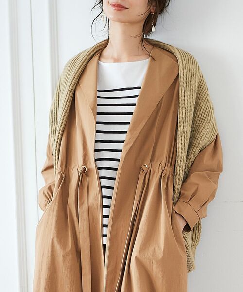 le.coeur blanc（ルクールブラン）の「アゼショルダーマフラー（マフラー・レディース・ベージュ/ブラウン・FREE）」の12枚目の写真