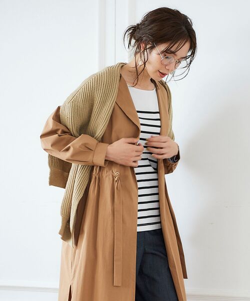 le.coeur blanc（ルクールブラン）の「アゼショルダーマフラー（マフラー・レディース・ベージュ/ブラウン・FREE）」の16枚目の写真
