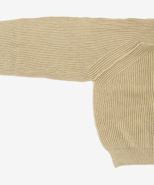 le.coeur blanc（ルクールブラン）の「アゼショルダーマフラー（マフラー・レディース・ベージュ/ブラウン・FREE）」の4枚目の写真