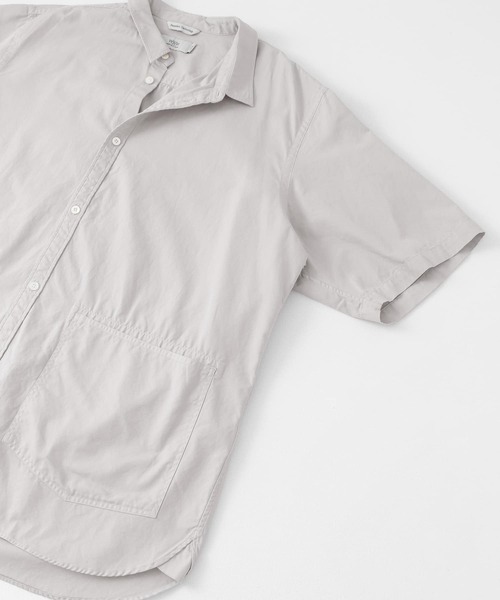 WORK NOT WORK URBAN RESEARCH(ワークノットワークアーバンリサーチ)の「WORK NOT WORK ショートスリーブカバーオールシャツ(シャツ/ブラウス・メンズ・ライトグレー/オフホワイト・SMALL/MEDIUM/LARGE/X-LARGE/0)」の15枚目の写真