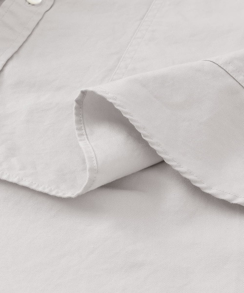 WORK NOT WORK URBAN RESEARCH(ワークノットワークアーバンリサーチ)の「WORK NOT WORK ショートスリーブカバーオールシャツ(シャツ/ブラウス・メンズ・ライトグレー/オフホワイト・SMALL/MEDIUM/LARGE/X-LARGE/0)」の8枚目の写真