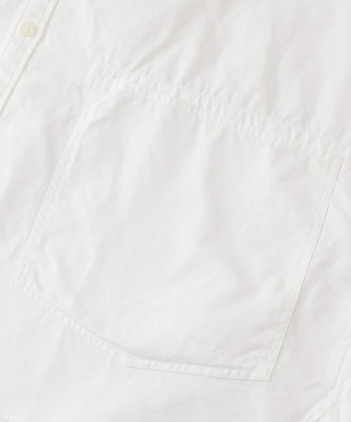 WORK NOT WORK URBAN RESEARCH(ワークノットワークアーバンリサーチ)の「WORK NOT WORK ショートスリーブカバーオールシャツ(シャツ/ブラウス・メンズ・ライトグレー/オフホワイト・SMALL/MEDIUM/LARGE/X-LARGE/0)」の6枚目の写真