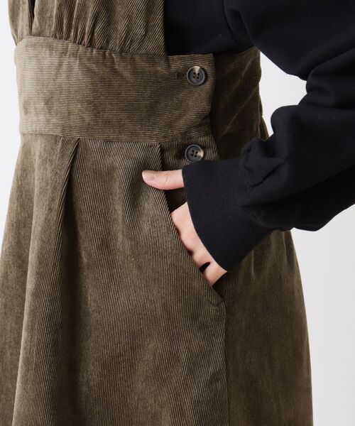 DRESKIP(ドレスキップ)の「◆Vネックコ-ディロイジャンスカ(スカート・レディース・ダークブラウン/グレー系その他/ブラウン系その他2・02/03)」の17枚目の写真