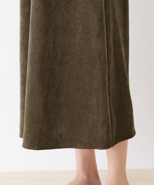 DRESKIP(ドレスキップ)の「◆Vネックコ-ディロイジャンスカ(スカート・レディース・ダークブラウン/グレー系その他/ブラウン系その他2・02/03)」の18枚目の写真