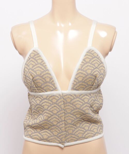 TAN（タン）の「TAN WAVE PATTERN CAMISOLE（キャミソール・レディース・イエロー・FREE）」の5枚目の写真