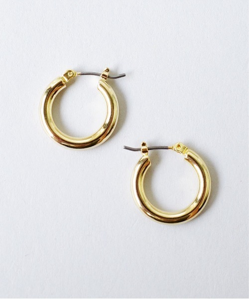 SIGNAL（シグナル）の「【SIGNAL/シグナル】Chunky Hoop Pierce 18mm/ チャンキーフープピアス（ピアス（両耳用）・レディース・シルバー/ゴールド・FREE）」の5枚目の写真