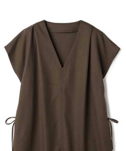 ReNorm（リノーム）の「カフタンジレスリットワンピース（ワンピース・レディース・ベージュ/ブラウン・フリー）」の9枚目の写真