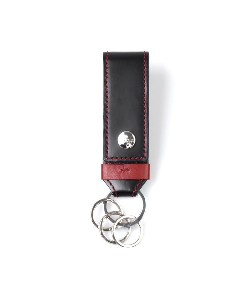 Vivienne Westwood ACCESSORIES(ヴィヴィアンウエストウッドアクセサリー)の「“カラーステッチ” キーホルダー【859957 VWK610E】(キーホルダー・メンズ・ブラック/ネイビー/ボルドー・FREE)」の9枚目の写真