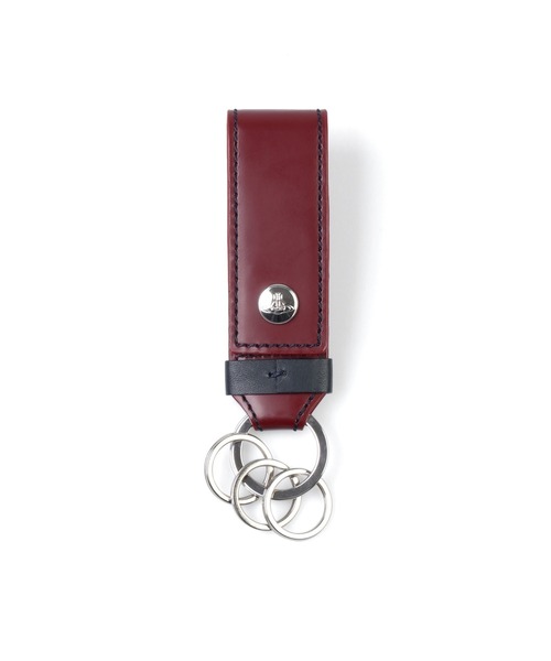 Vivienne Westwood ACCESSORIES(ヴィヴィアンウエストウッドアクセサリー)の「“カラーステッチ” キーホルダー【859957 VWK610E】(キーホルダー・メンズ・ブラック/ネイビー/ボルドー・FREE)」の8枚目の写真