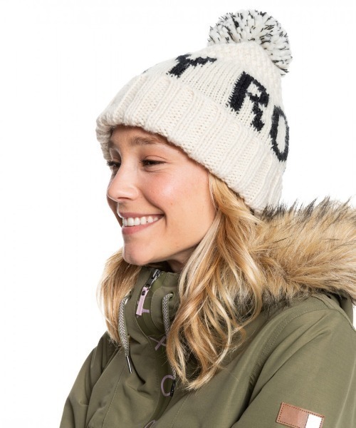 ROXY(ロキシー)の「TONIC BEANIE/ロキシーニットキャップ・ビーニー(ニットキャップ/ビーニー・レディース・ホワイト/ブラック/ブルー・FREE)」の2枚目の写真