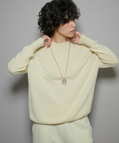 Whim Gazette（ウィムガゼット）の「【GEMINI】カシミヤクルーネック