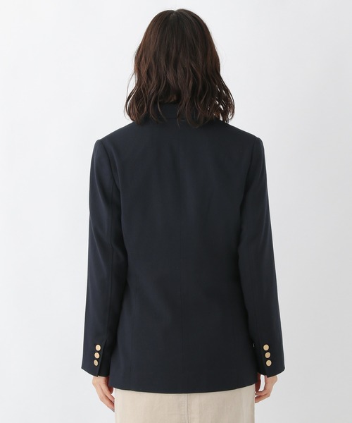 LEPSIM（レプシィム）の「Wメタルボタンジャケット　217113（テーラードジャケット・レディース・ネイビー/ブラウン・MEDIUM/LARGE）」の11枚目の写真