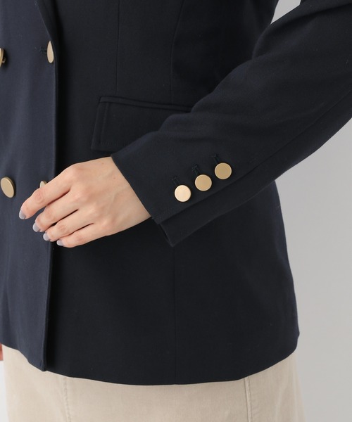 LEPSIM（レプシィム）の「Wメタルボタンジャケット　217113（テーラードジャケット・レディース・ネイビー/ブラウン・MEDIUM/LARGE）」の17枚目の写真