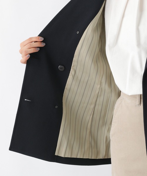 LEPSIM（レプシィム）の「Wメタルボタンジャケット　217113（テーラードジャケット・レディース・ネイビー/ブラウン・MEDIUM/LARGE）」の4枚目の写真