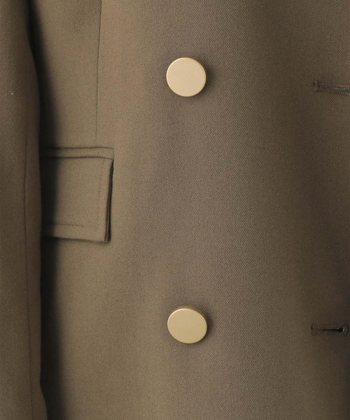 LEPSIM（レプシィム）の「Wメタルボタンジャケット　217113（テーラードジャケット・レディース・ネイビー/ブラウン・MEDIUM/LARGE）」の14枚目の写真