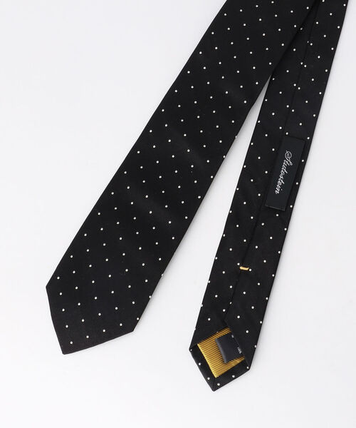 NOLLEY'S goodman（ノーリーズグッドマン）の「モノクロドット ネクタイ（ネクタイ・メンズ・ブラック系その他3・FREE）」の2枚目の写真