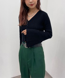 apres jour mignon | フレア袖カーディガン【ZOZOTOWN限定アイテム】(カーディガン/ボレロ)