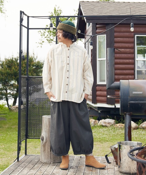 チャイハネ（チャイハネ）の「【チャイハネ】バイカラーボアキャップ（キャップ・レディース・ベージュ/グリーン/ネイビー・FREE）」の4枚目の写真