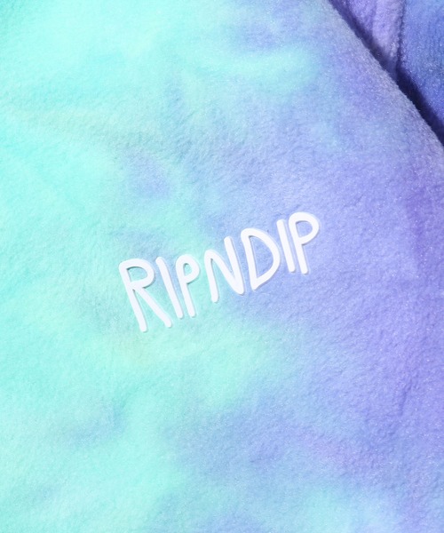 RIPNDIP(リップンディップ)の「RIPNDIP/リップンディップ Castanza Reversible Brushed Fleece & Quilted Jacket フリースジャケット タイダイ リバーシブル(ブルゾン・メンズ・パープル・L/XL/M)」の11枚目の写真