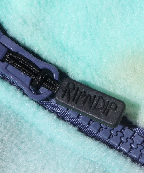 RIPNDIP(リップンディップ)の「RIPNDIP/リップンディップ Castanza Reversible Brushed Fleece & Quilted Jacket フリースジャケット タイダイ リバーシブル(ブルゾン・メンズ・パープル・L/XL/M)」の14枚目の写真