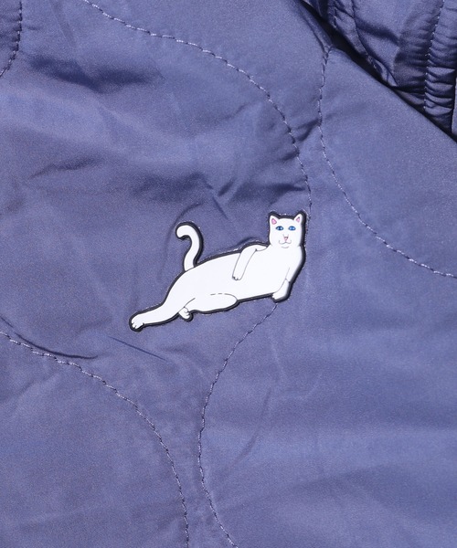 RIPNDIP(リップンディップ)の「RIPNDIP/リップンディップ Castanza Reversible Brushed Fleece & Quilted Jacket フリースジャケット タイダイ リバーシブル(ブルゾン・メンズ・パープル・L/XL/M)」の19枚目の写真