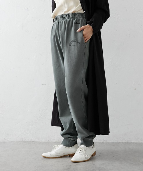 PUAL CE CIN(ピュアルセシン)の「ピグメント裏毛パンツ(その他パンツ・レディース・グレー/チャコールグレー/ベージュ/グリーン・FREE)」の4枚目の写真