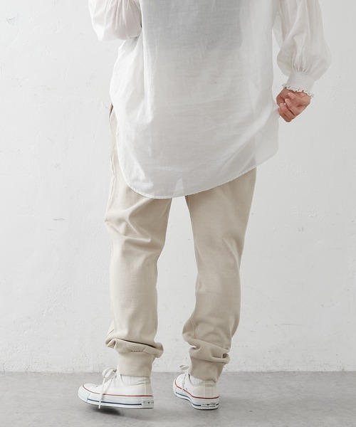 PUAL CE CIN(ピュアルセシン)の「ピグメント裏毛パンツ(その他パンツ・レディース・グレー/チャコールグレー/ベージュ/グリーン・FREE)」の15枚目の写真