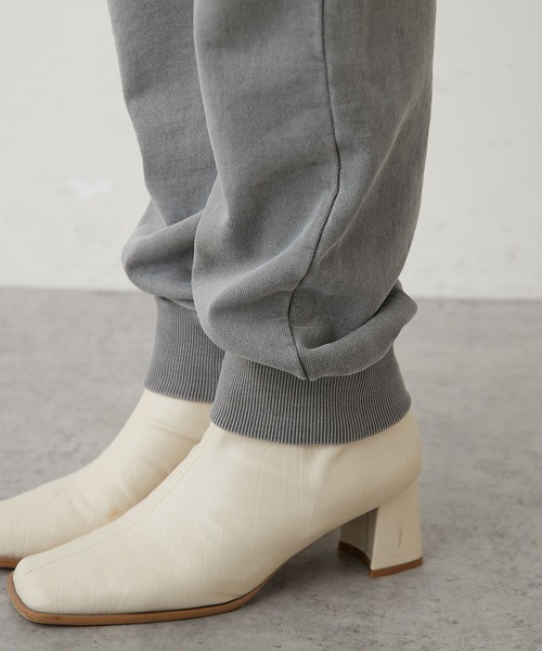 PUAL CE CIN(ピュアルセシン)の「ピグメント裏毛パンツ(その他パンツ・レディース・グレー/チャコールグレー/ベージュ/グリーン・FREE)」の18枚目の写真