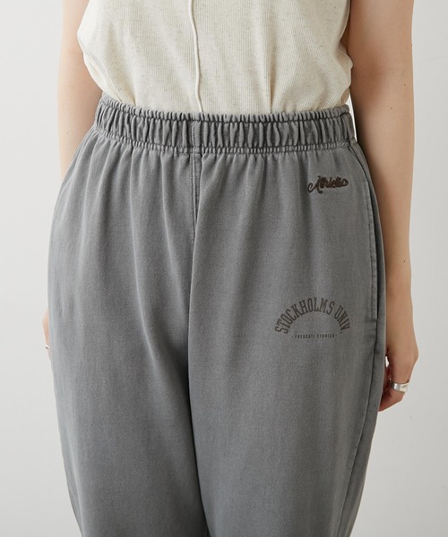 PUAL CE CIN(ピュアルセシン)の「ピグメント裏毛パンツ(その他パンツ・レディース・グレー/チャコールグレー/ベージュ/グリーン・FREE)」の9枚目の写真