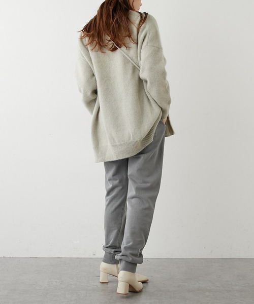 PUAL CE CIN(ピュアルセシン)の「ピグメント裏毛パンツ(その他パンツ・レディース・グレー/チャコールグレー/ベージュ/グリーン・FREE)」の20枚目の写真