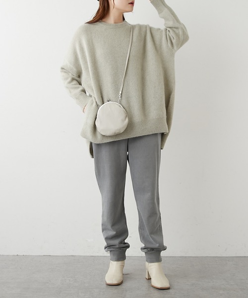 PUAL CE CIN(ピュアルセシン)の「ピグメント裏毛パンツ(その他パンツ・レディース・グレー/チャコールグレー/ベージュ/グリーン・FREE)」の16枚目の写真