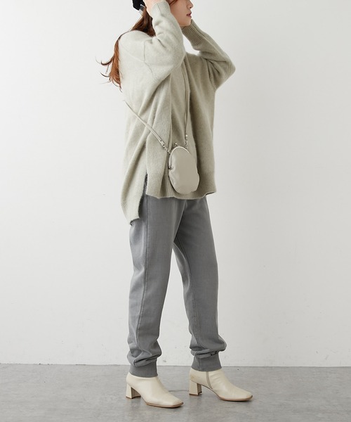 PUAL CE CIN(ピュアルセシン)の「ピグメント裏毛パンツ(その他パンツ・レディース・グレー/チャコールグレー/ベージュ/グリーン・FREE)」の14枚目の写真