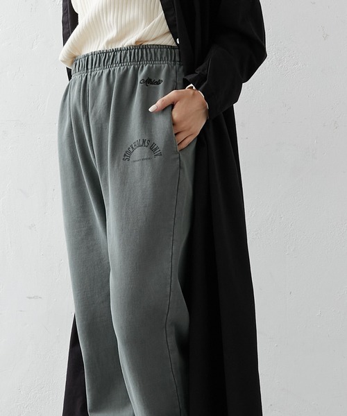 PUAL CE CIN(ピュアルセシン)の「ピグメント裏毛パンツ(その他パンツ・レディース・グレー/チャコールグレー/ベージュ/グリーン・FREE)」の10枚目の写真