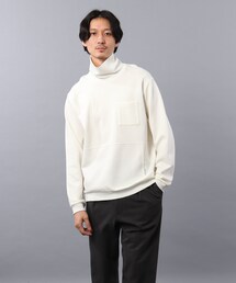 TAKEO KIKUCHI | 【Sサイズ～】切り替え オフ タートル カットソー(Tシャツ/カットソー)