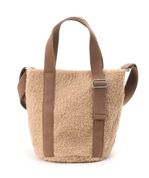 SHOO・LA・RUE(シューラルー)の「◆ボアテープバケツ型トート(トートバッグ・レディース・ベージュ/ピンク系その他/ライトグリーン/ダークブラウン・00)」の9枚目の写真