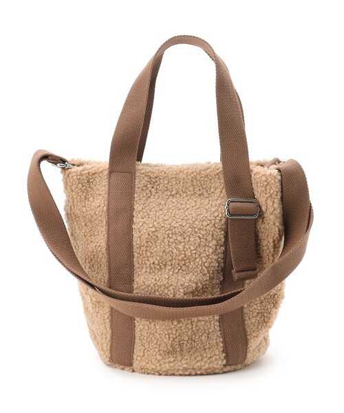 SHOO・LA・RUE(シューラルー)の「◆ボアテープバケツ型トート(トートバッグ・レディース・ベージュ/ピンク系その他/ライトグリーン/ダークブラウン・00)」の11枚目の写真