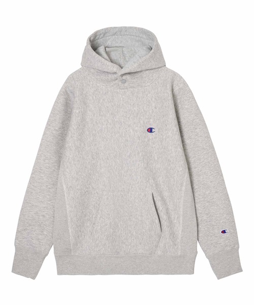 Champion（チャンピオン）の「CHAMPION REVERSE WEAVE HOODED SWEATSHIRT STORM SHELL C3-U123（パーカー・メンズ・グレー/ブラック・X-LARGE/LARGE/MEDIUM）」の13枚目の写真