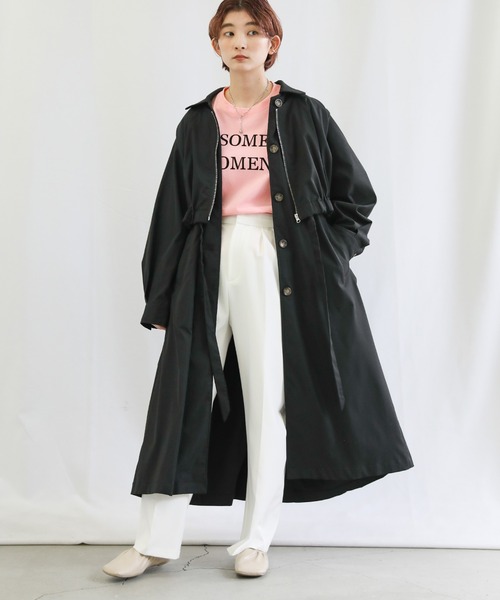 レイヤードステンカラーコート（ステンカラーコート）｜select MOCA