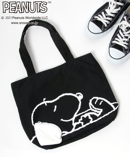 Peanuts スヌーピー耳がポケット トートバッグ トートバッグ Peanuts ピーナッツ のファッション通販 Zozotown