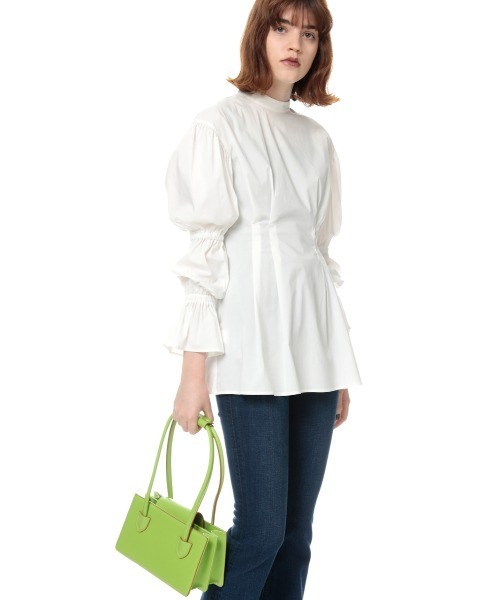 SLY（スライ）の「RECTANGULAR SHOULDER POCHETTE ショルダー ポシェット（ハンドバッグ・レディース・ブラック/グリーン・FREE）」の16枚目の写真