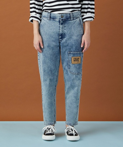 FRAPBOIS(フラボア)の「ムーブケミカル パンツ(その他パンツ・レディース・ケミカルウォッシュ・1/2/0/3)」の1枚目の写真