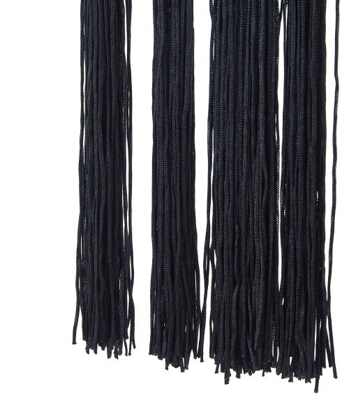 CLANE(クラネ)の「FRINGE BRAID BAMBOO BAG(かごバッグ・レディース・グレー/キャメル・FREE)」の11枚目の写真