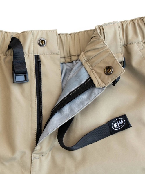 KiU(キウ)の「ウォーターリペレント カーゴショーツ(カーゴパンツ・メンズ・ブラック/ベージュ/カーキ・LARGE/X-LARGE)」の16枚目の写真