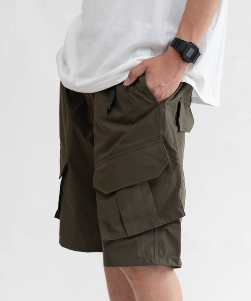 KiU(キウ)の「ウォーターリペレント カーゴショーツ(カーゴパンツ・メンズ・ブラック/ベージュ/カーキ・LARGE/X-LARGE)」の13枚目の写真