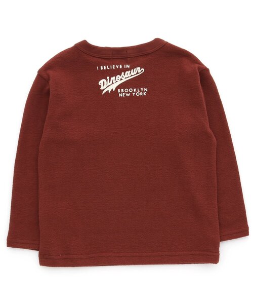 F.O.KIDS(エフオーキッズ)の「恐竜長袖Tシャツ(Tシャツ/カットソー・キッズ・エンジ/カーキ/グレー/キナリ・120/90/110/80/95/140/100/130)」の5枚目の写真